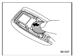 Replacing battery of access key